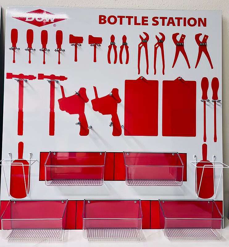 DOW CHEMICAL BOTTLE STATION