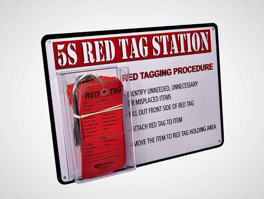 Use this lean manufacturing red tag strategy to get organized - The  Business Journals